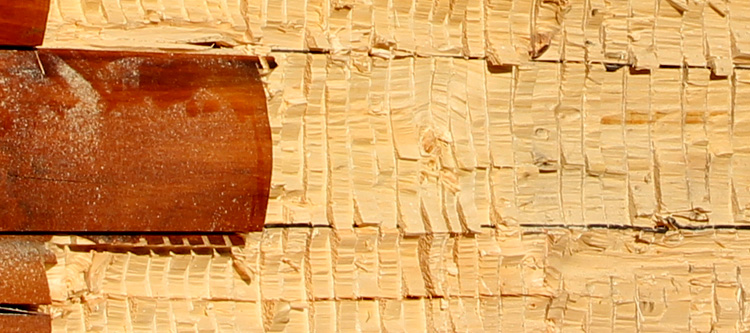 Log Home Face Restoration  Beaverdam, Virginia