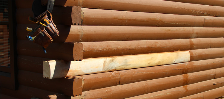 Log Home Damage Repair  Hanover County, Virginia