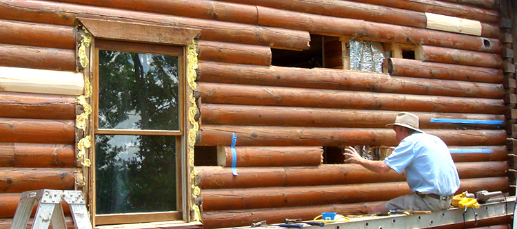 Log Home Repair Beaverdam, Virginia